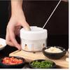 Manual Garlic Chopper Cooking Area Tiny Meat Grinder Multifunction Rotate Vegetable Cutter Mincer Mixer Steel Garlic Masher