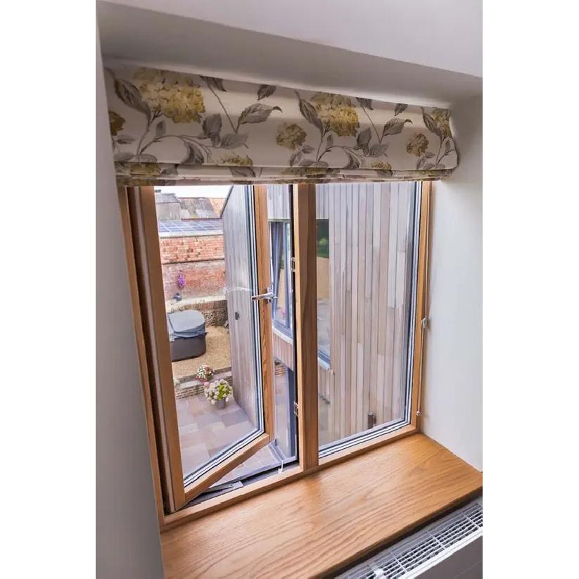 American Style Residential Window Thermal Break Double Glazed Tilt and Turn Window Aluminum Casement Windows Building Materials