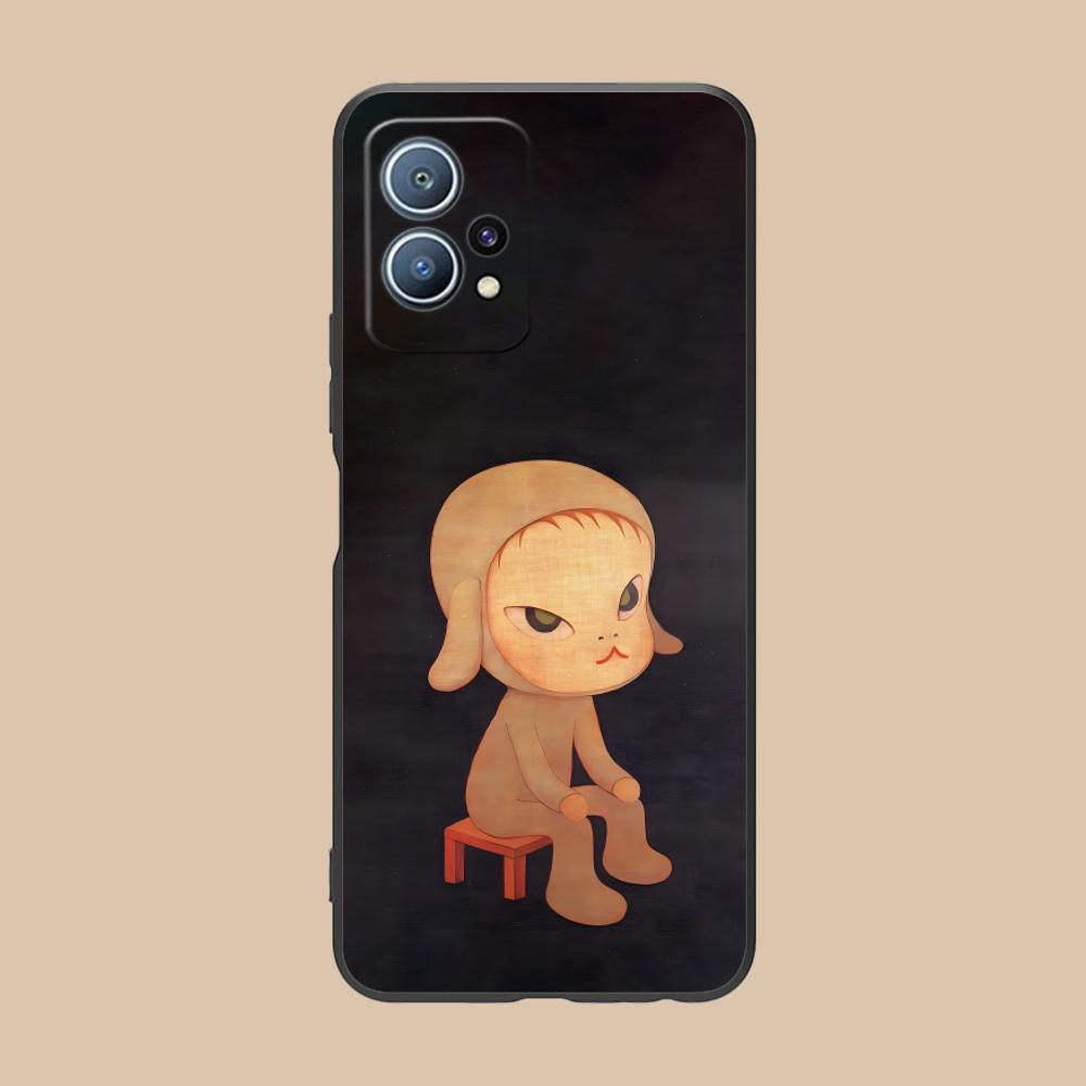 Anime Yoshitomo Nara Phone Case for Huawei P60 P50 P40 P30 P20 P10 P9 P8 Pro Lite Plus Colorful Printing Cover Smartphone Luxury
