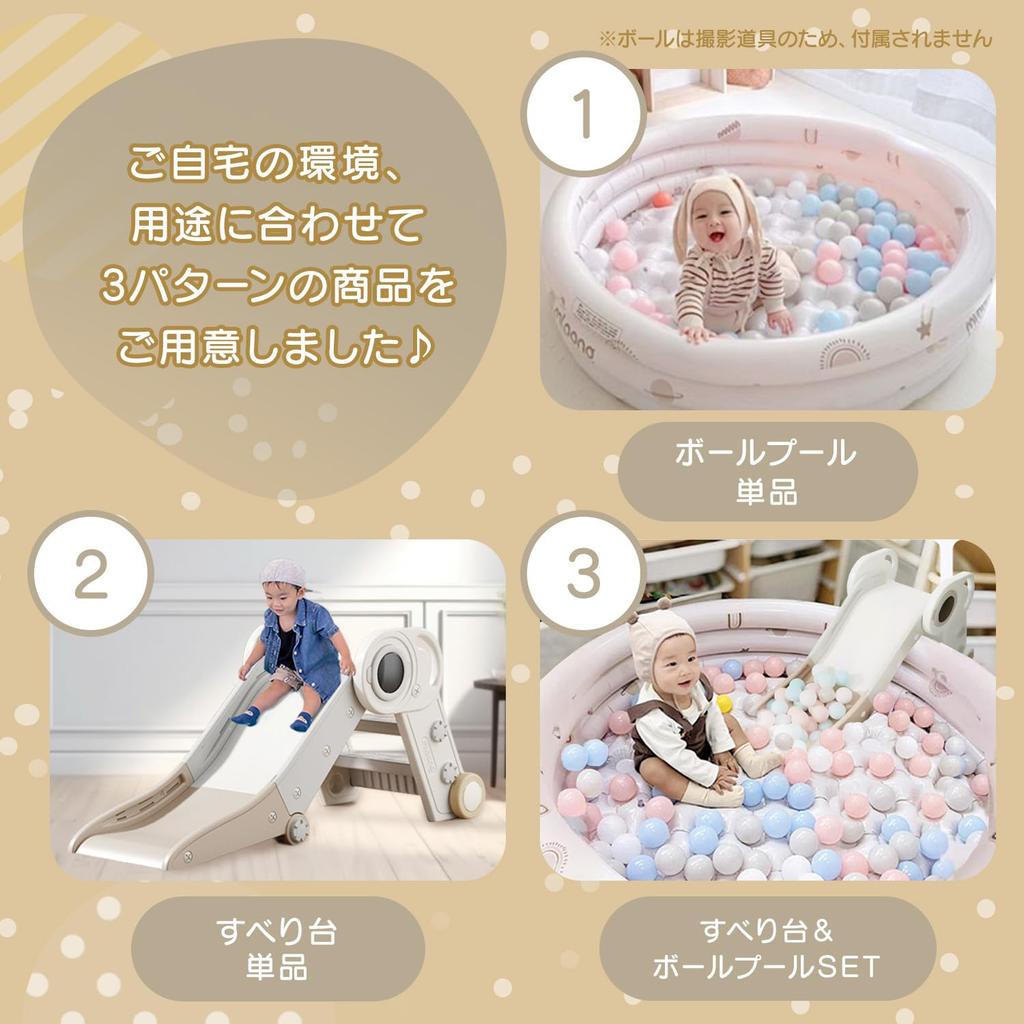 LINXAS Indoor Playground Slide, Foldable, Indoor Playground Toy, Outdoor Playground, Long Slide, Large Playground Equipment for Toddlers,