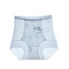 Big Size Female Spring and Summer Sexy Lace High Waist Shrink Without Trace Ice Silk Antibacterial Briefs