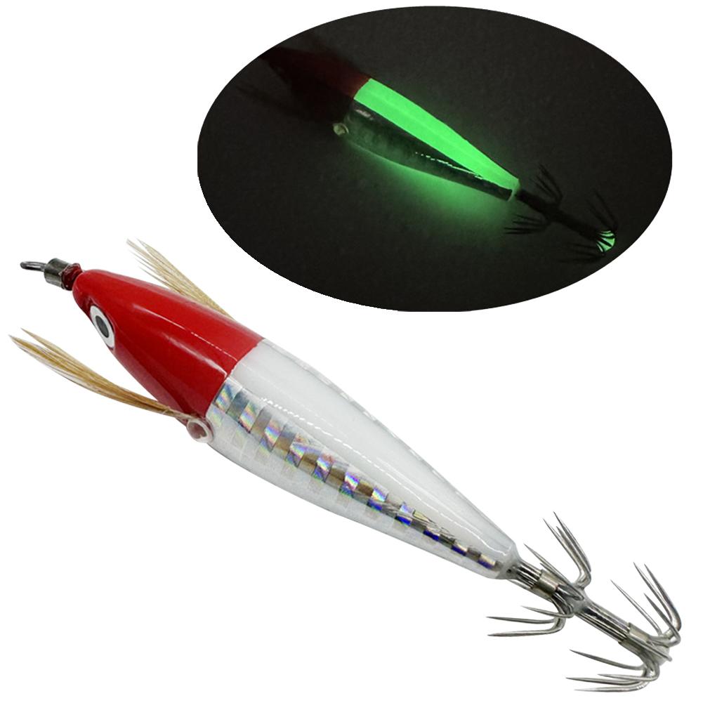 Luminous Fishing Bait Octopus Cuttlefish Fishing Bait Simulation Squid Hook Lure Hook Fishing Tackles Fishing Lures for Fishing