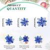 5pcs/lot Christmas Poinsettia Glitter Flowers with Clips Christmas Tree Ornaments Decor for Home Decor New Year Xmas Gifts