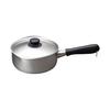 Yanagi Sori Stainless Steel One-handed Pot 18 Cm, Brushed, for Gas Fire Only, Dishwasher Safe, Made by Tsubame-Sanjo, Easy-to-pour Design On the Left