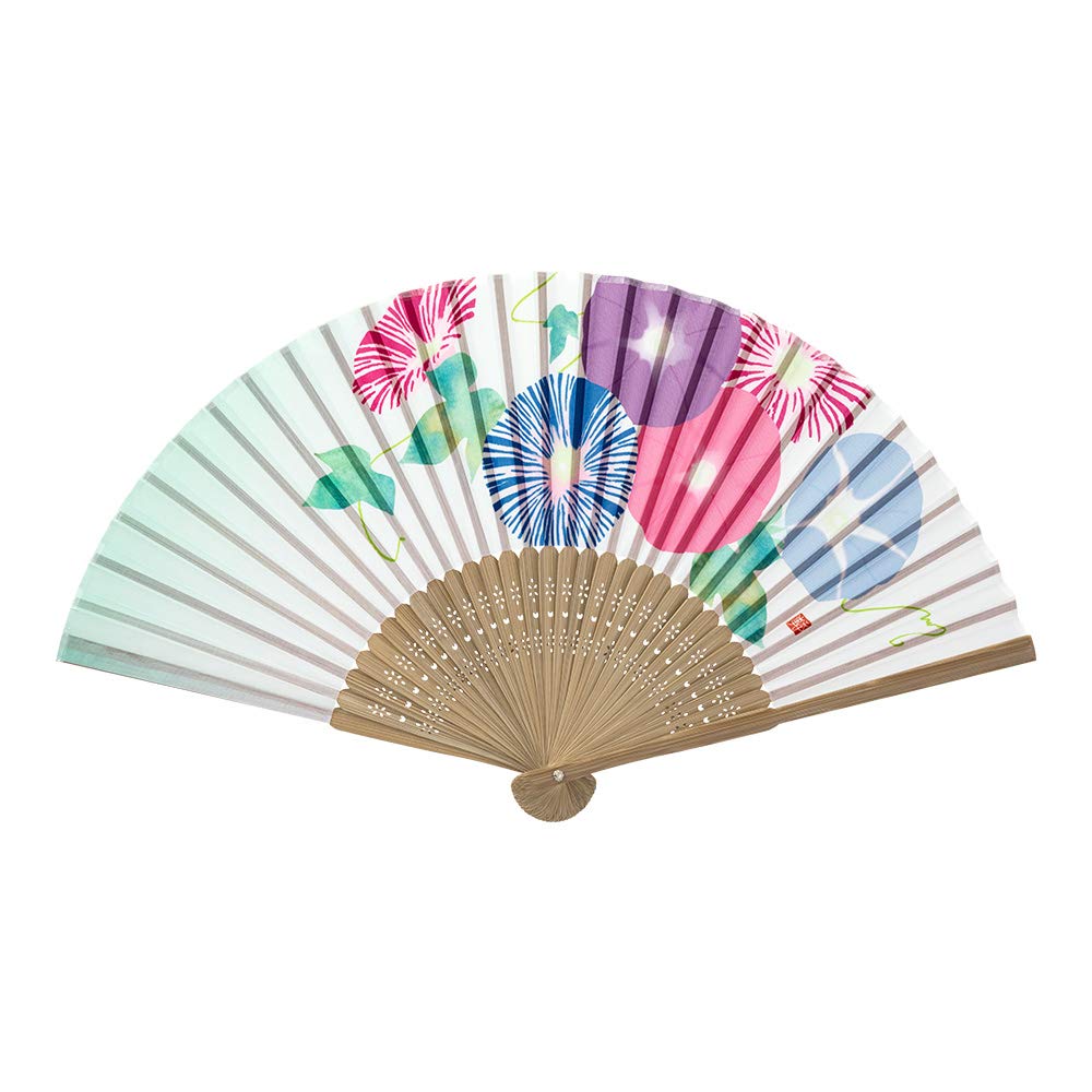 Midori Fan 298 Morning Glory Pattern 58298006