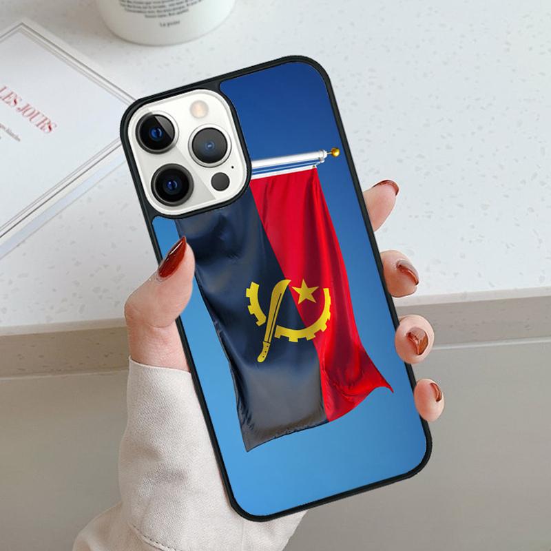 Angola flag Phone Case For iPhone 17 Air 11 12 13 14 15 16 Pro Max Cover For iPhone 17 Air Max Plus Coque Shell