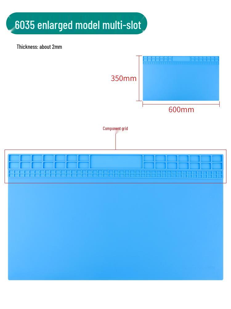 Deer Fairy Heat-Resistant Silicone Soldering Pad for Desktop Repair and Welding.