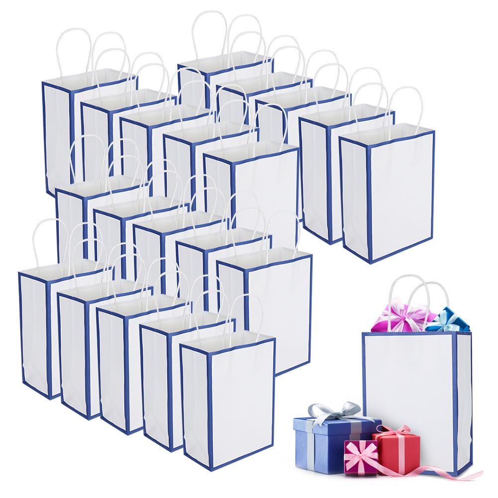 EcoFriendly Portable Kraft Paper Bag Shop Clothes Packaging Gift Bag (S 15 x 8 x 21cm)