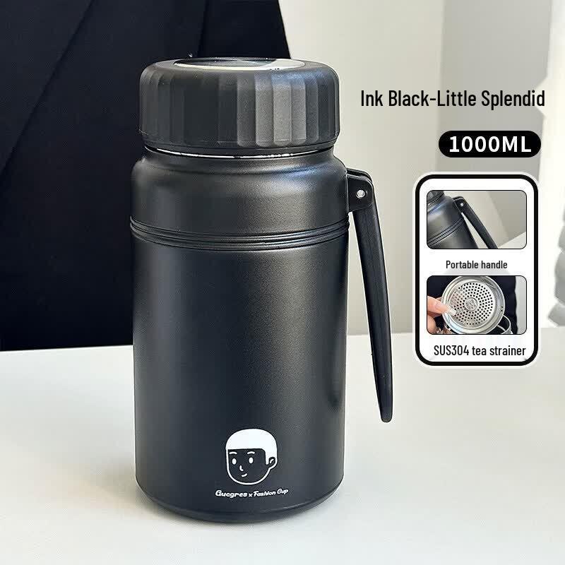 Youluo 1000ml Stainless Steel Insulated Water Bottle with Handle