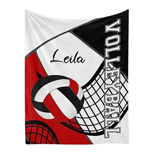 Sports Volleyball Printed Flannel Blanket Sheet Bedspread Nap Blanket Blanket