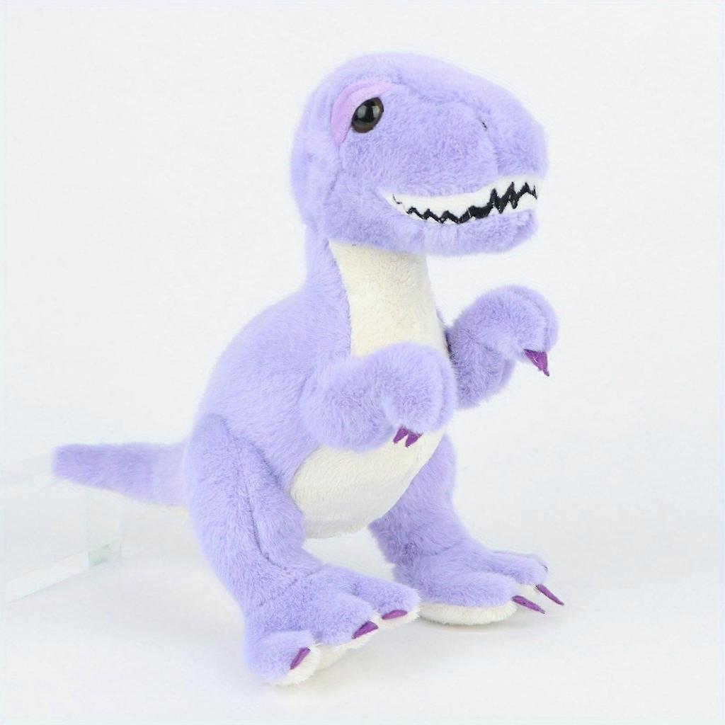 11.02in Cartoon Dinosaur Plush Toy, Cute Tyrannosaurus Rex Stuffed Animal Doll, Soft Toys for Kids Boys Birthday Holiday Gift Christmas Halloween