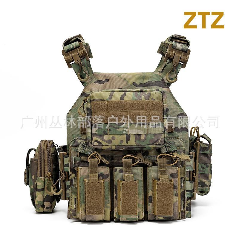 Ztz Multi-function Quick Release JPC Outdoor Vest Lightweight Field Equipment MOLLE System one size