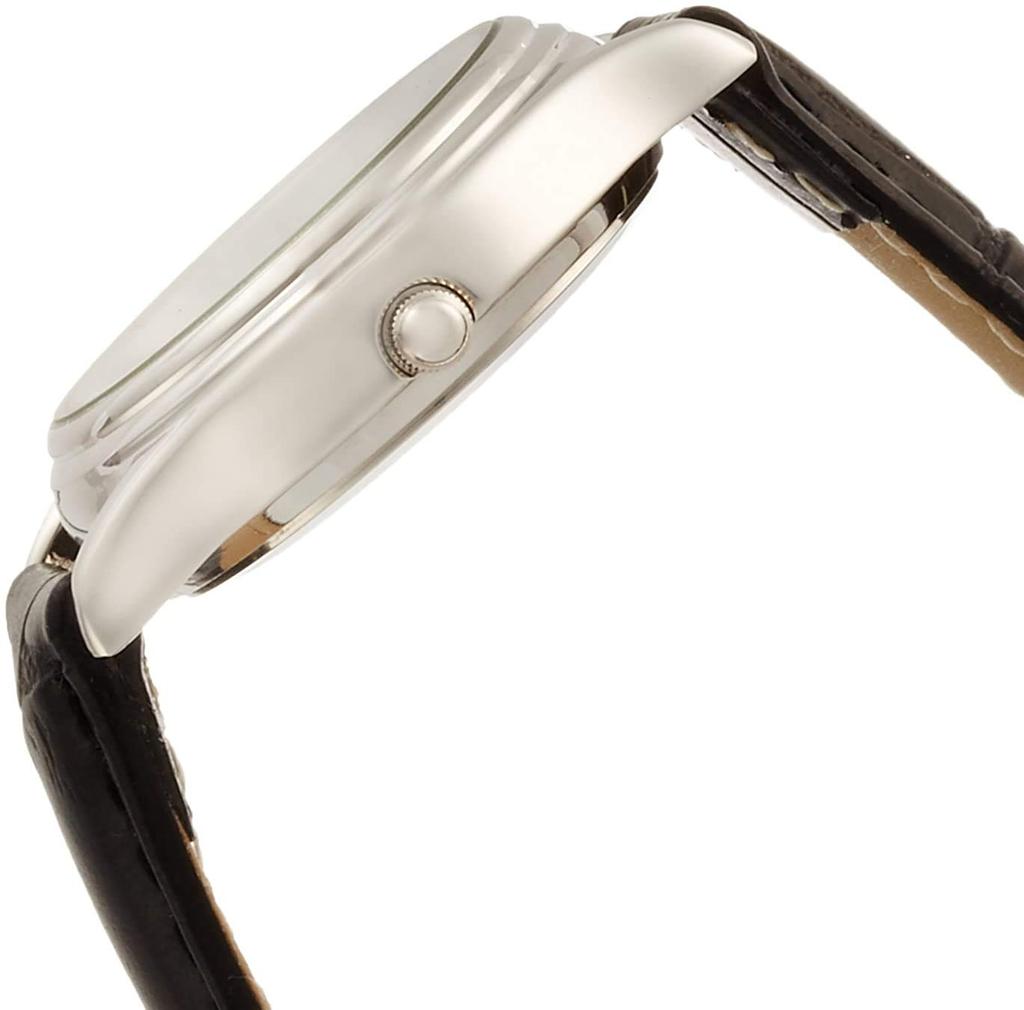 Citizen Analog Date Leather Black Q&Q Women's Watch, Waterproof, Display, Strap, D015-304,