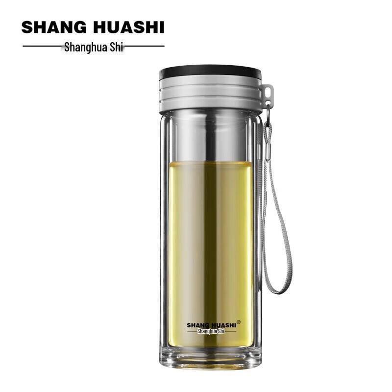 Shanghuashi Double-Layer Tea Infuser Bottle