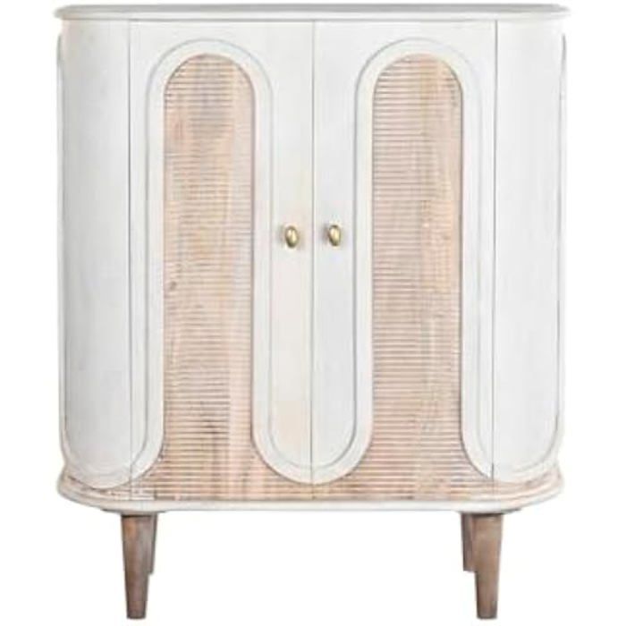 Buffet Haut - DKD HOME DECOR - Blanc - Multicolore - 92 X 40 X 113 Cm - Meuble De Séjour