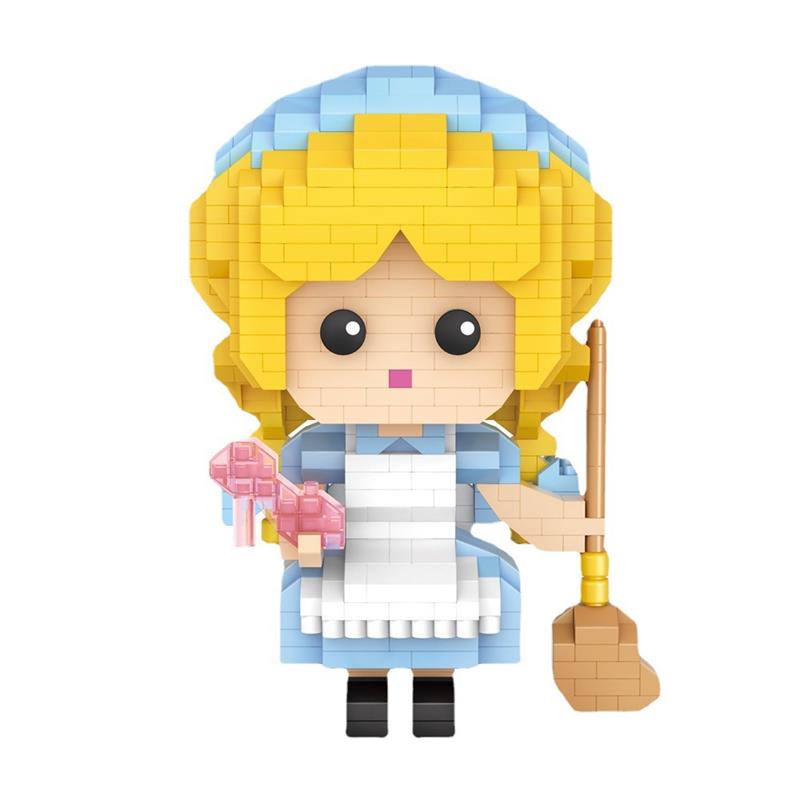 Loz Mini Blocks Beautiful Cartoon Character Cute Girl Small Bricks Brinquedo Boy Gift Girl Present Christmas New Year Goods