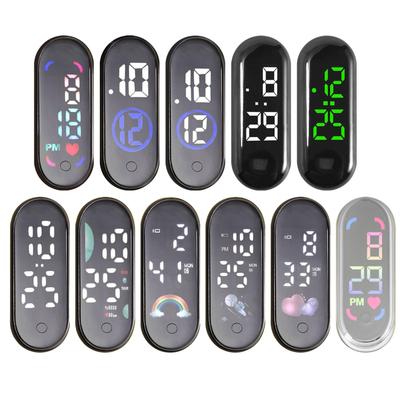 Car Digital Clock Waterproof Time Watch LCD Clocks Mini Electronic Backlight Motorcycle Auto Car Clock Digital Accessories