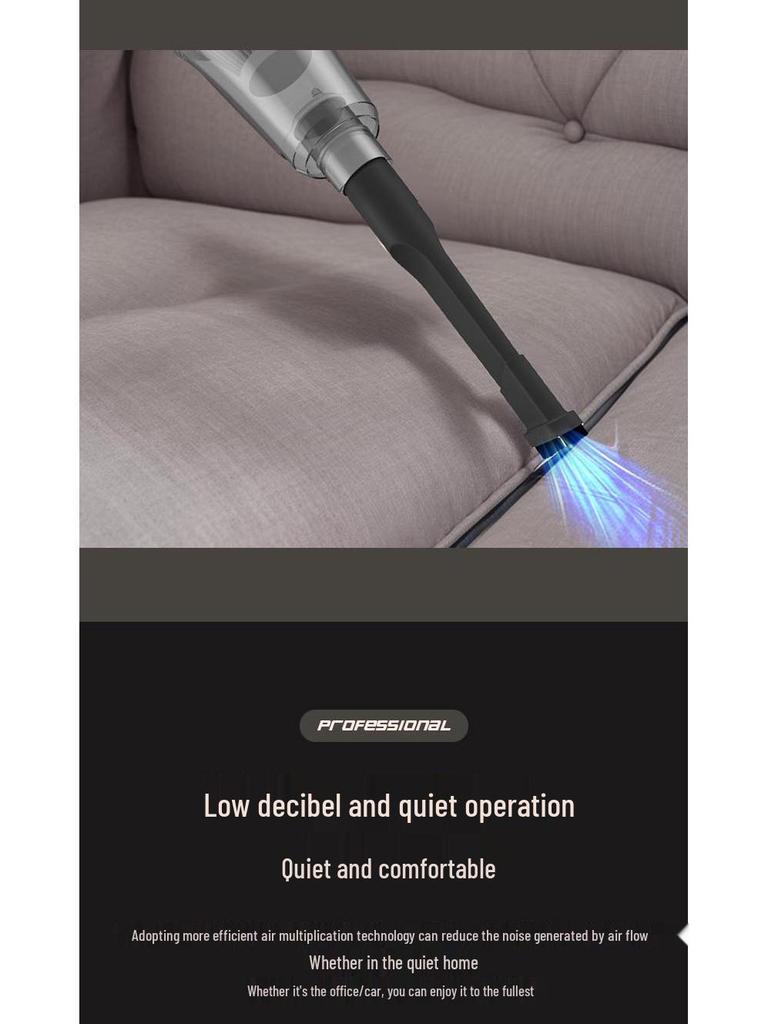 Portable All-in-One Handheld Wireless Vacuum and Mop for Home and Car Cleaning