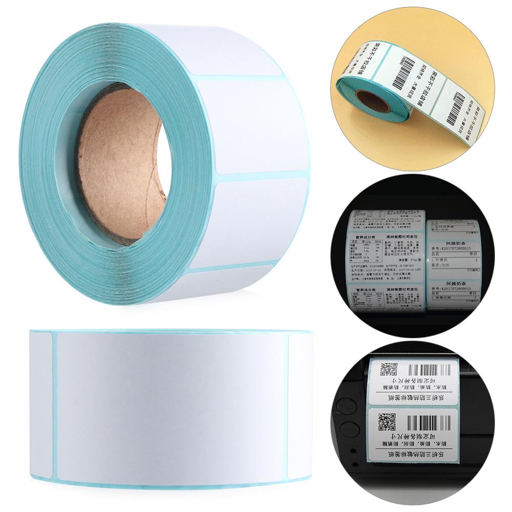 

Hot Sale Blank Tag Print Supplies Adhesive Paper Package Label Thermal Sticker Waterproof