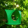 Cottage Style Hanging Bird Feeder Weatherproof Large Capacity Wild Bird Feeders with Stand Bite Resistant Bird Feeder Station