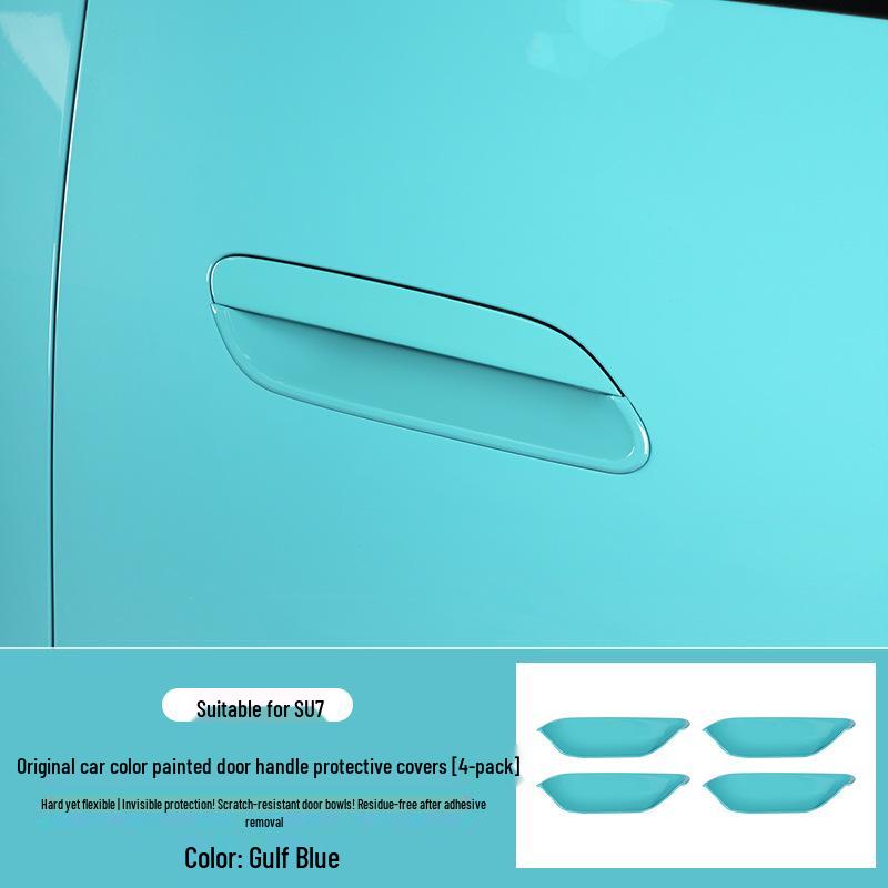 Xiaomi SU7 Autotürgriff Schutzabdeckung - Originalfarbe Lackiert, Schalen Griffschutz, Dekorative Modifikations Teile