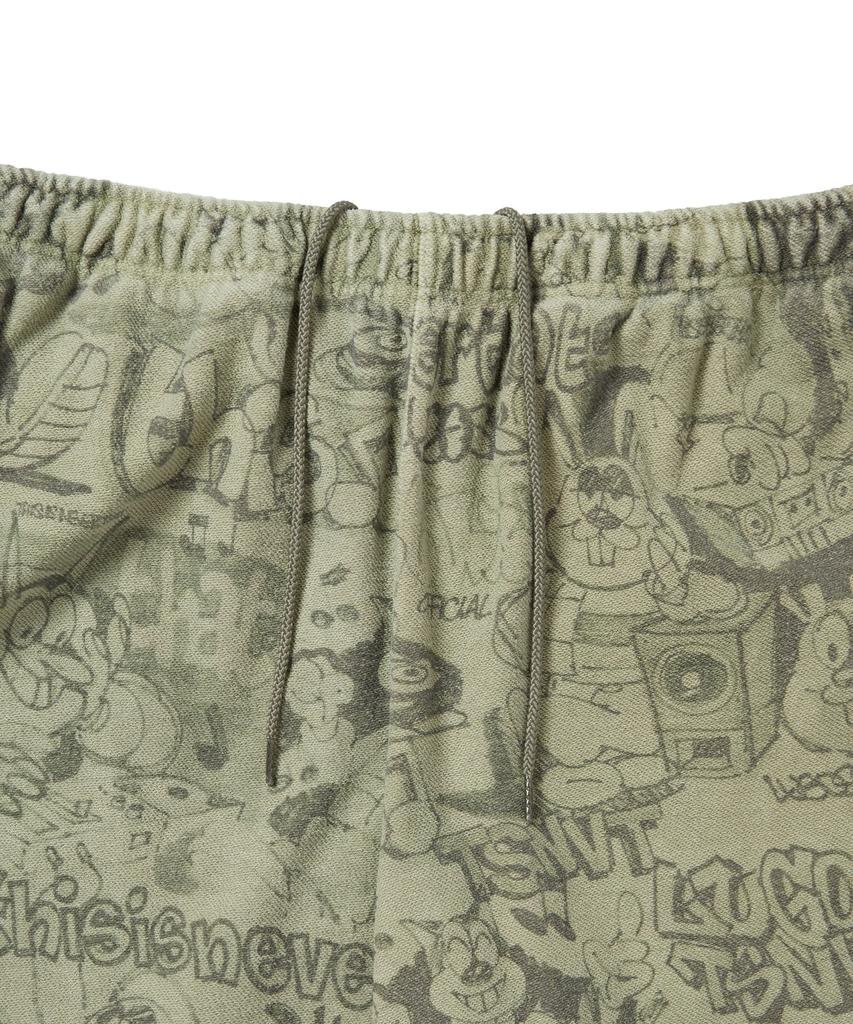 THISISNEVERTHAT Crazy Big Sweatpant Graffiti