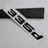 3D ABS Glossy Black English Letter Logo Badge Emblem Car Rear Trunk Sticker for BMW 316d 318d 320d 330d 335d Auto Accessories GX6
