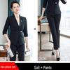 Women's White Professional Summer Suit Set for Beautician or Salon Manager