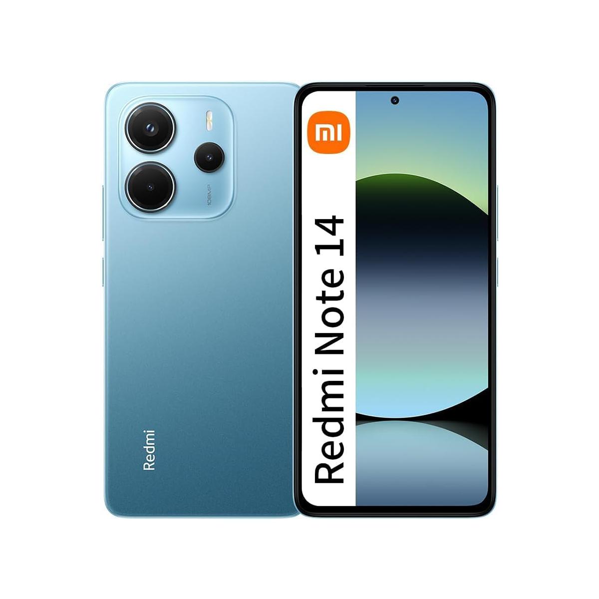 

Глобальная версия Смартфон Xiaomi Redmi Note 14 8 ГБ / 12 ГБ ОЗУ MediaTek Helio G99-Ultra 33 Вт 120 Гц AMOLED 108 МП 5500 мАч 8GB+256GB синий