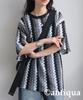 antiqua Lace Knit One Size Fits Black Women's T-Shirt Pullover, All, Mix, ZE-01120
