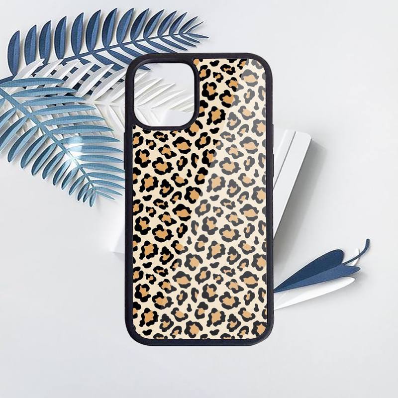 Leopard Print Phone Case PC for iPhone 11 12 13 Pro XS MAX 8 7 6 6S Plus X XR Luxury Shell Funda