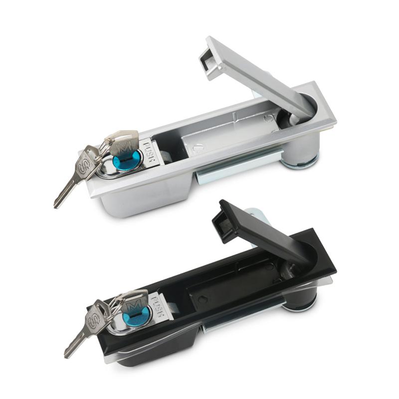 Electric Cabinet Lock MS818 Flat Lock Distribution Box Control Cabinet Lock MS490 Stainless Steel With Hanging Cabinet Door Lock
