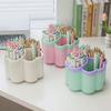 Thickened Desktop Storage Box with 4 Large Compartments, Practical Organizer for Office Supplies
