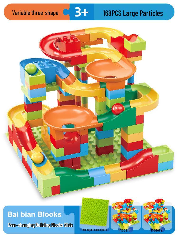 2025 Educational Slide Assembly Building Block Table for Kids