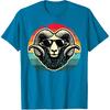 Retro Ram In Sunglasses Men Novelty Funny Ram T-Shirt