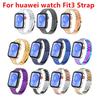 Edelstahlarmband für Huawei Watch Fit 3, Metallband, Ersatz-Schnellarmband, Armband für Huawei Fit 3, Smartwatch Corrrea