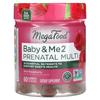 MegaFood, Baby & Me 2, prenatal multivitamin, röd hallon, 60 gelébitar