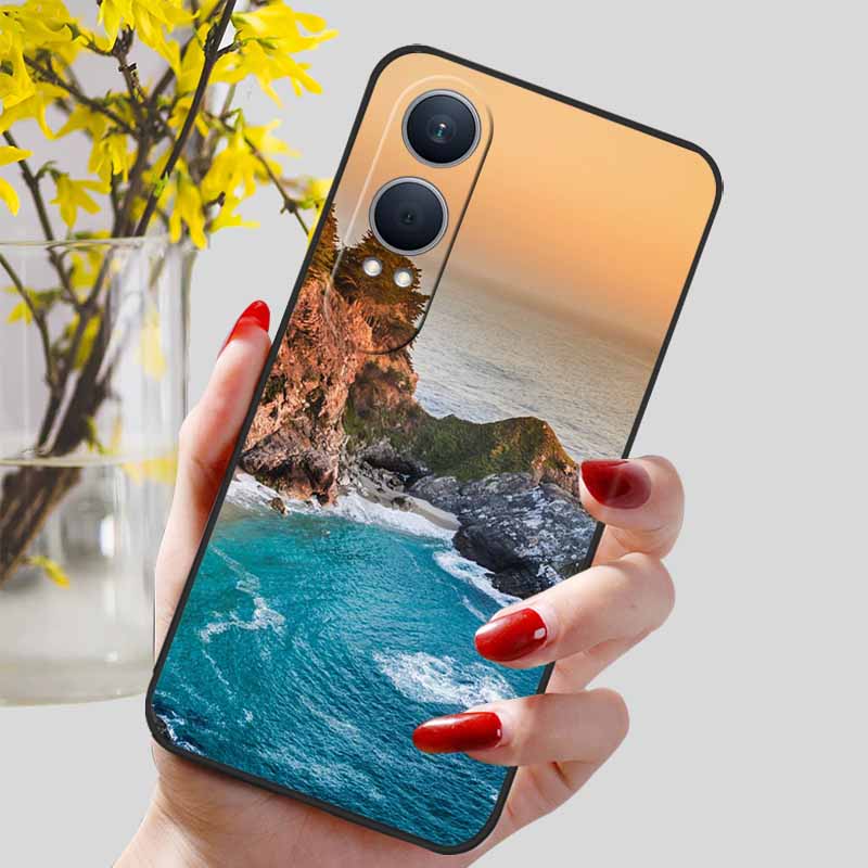For OnePlus Nord CE4 Lite 5G Case Flowers Silicon Soft TPU Phone Cases for One plus Nord CE 4 Lite 4Lite Protect Bumper Covers