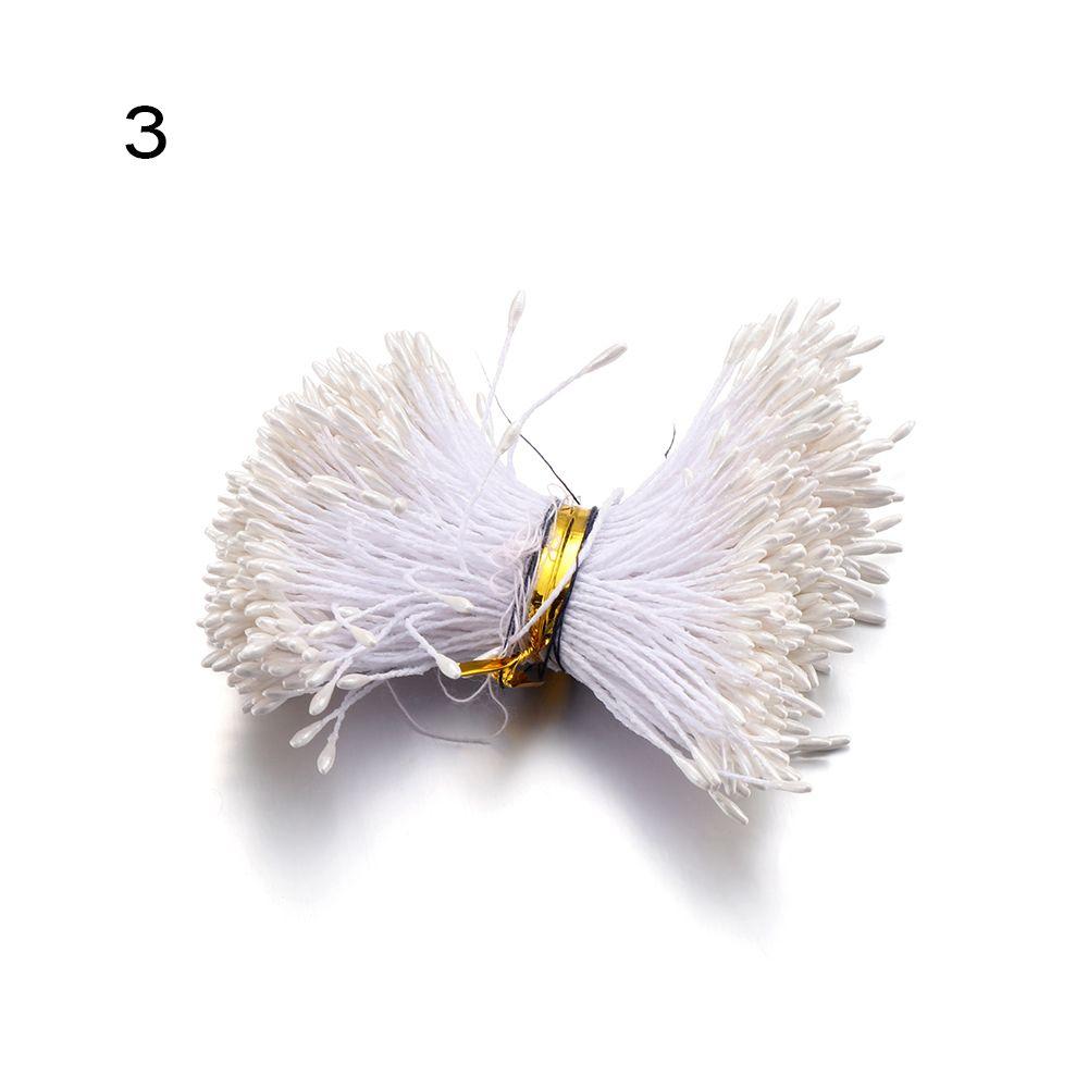 Wedding Decoration Hand-made Double Heads DIY Floral Craft Flower Stamen Pistil Artificial Pearl