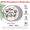 2D Flat, A Round Aluminum Sign Measuring Featuring a Vintage Plaque with The Phrase 'Mom You'Re My Everything', Perfect As a Mother'S Day Gift