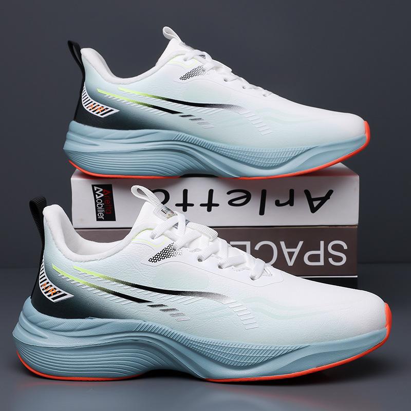 Men's Shoes Summer New Mesh Shoes Men's Breathable and Lightweight Thin Shock-absorbing Running Sports and Leisure Shoes