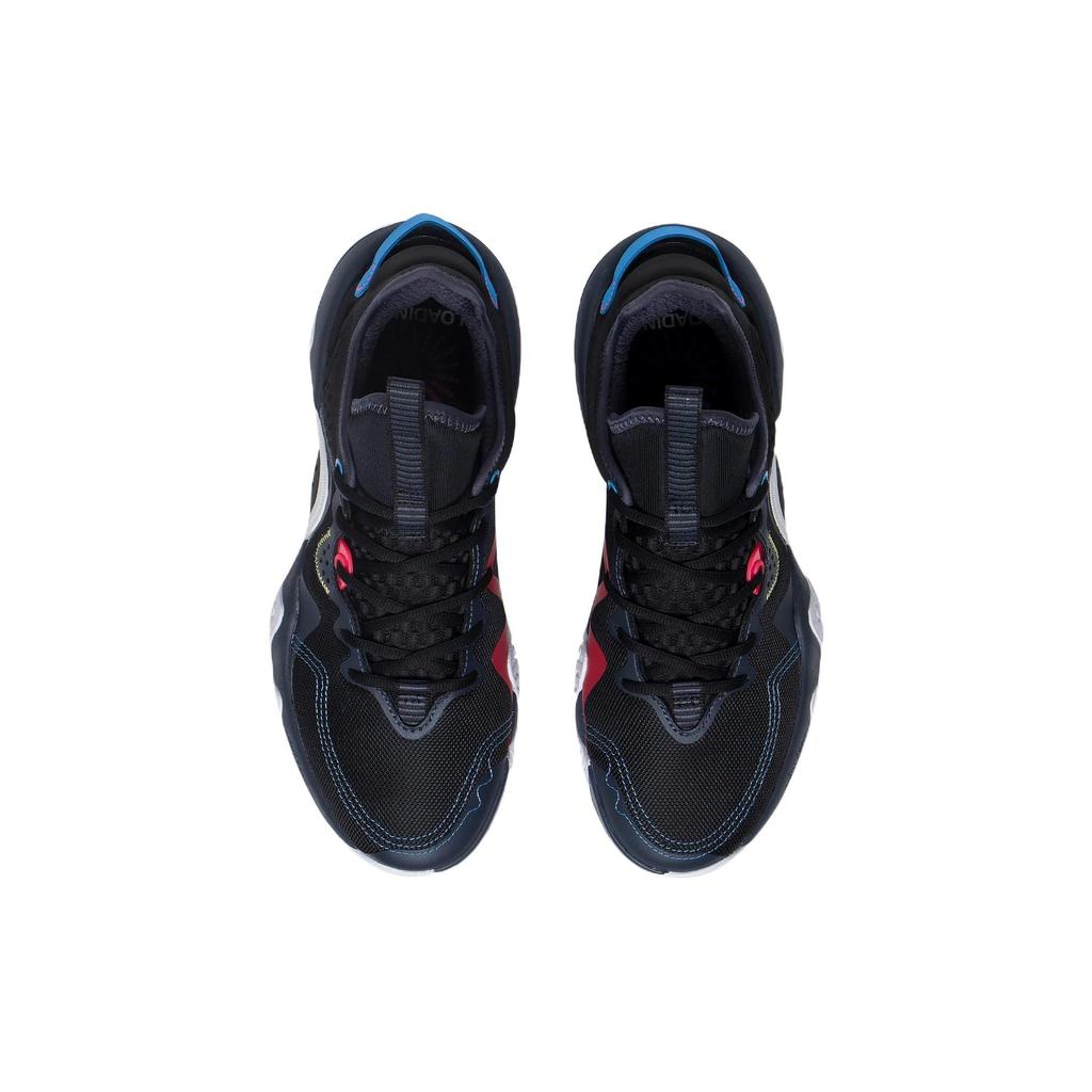 Li Ning Ice Blood Cushioning Slip Resistant Abrasion Resistant Breathable Coverage Low Top Basketball Shoes Men's ABPS039-6