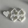 Love Insert Ornament Mold Plaster Molds Plaster Love Love Drip Silicone Moulds Concrete