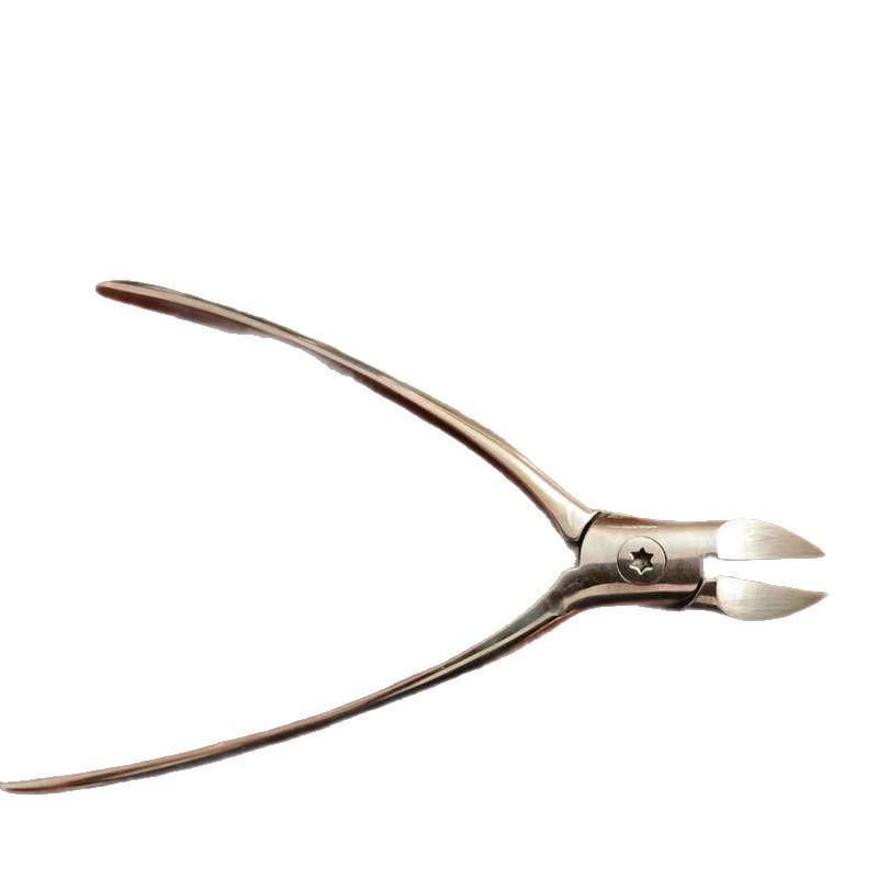 Stainless Steel Manicure Cuticle Clipper: Sharp Nail Groove Nipper & Dead Skin Trimmer