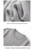Women's Light Luxury Cashmere Sweater - Autumn/Winter Cable Knit, Round Neck, Slimming Fit, Long Sleeve.