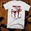 Muay Thai T-shirt Thai Boxing Sak Yant Kick Tattoo Thai Boxer Martial Arts Tee