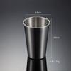 304 Stainless Steel Pint Cup Cold Drink Cup Titanium-plated Gold PVD Beer Mug Ins Industrial Wind Lid