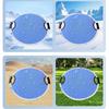 Light weight Compacts Snow Sled Disc With Storage Bag Cold Resistant Coating for Adults Children Winter Activity