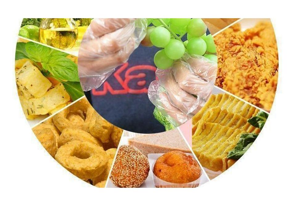 Thickened Transparent Disposable PE Gloves for Catering and Food Handling