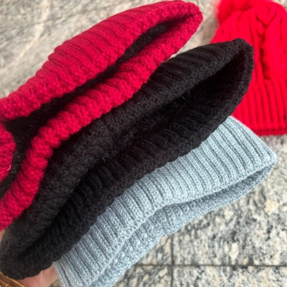 Warm Winter Twist Knitting Hat Korean Style Winter Bonnet Fashion Ski Snow Beanies  Hiking